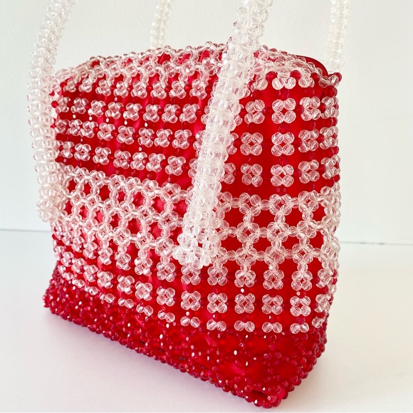 Vintage Handmade Beaded Handbag - Picture 5 of 11